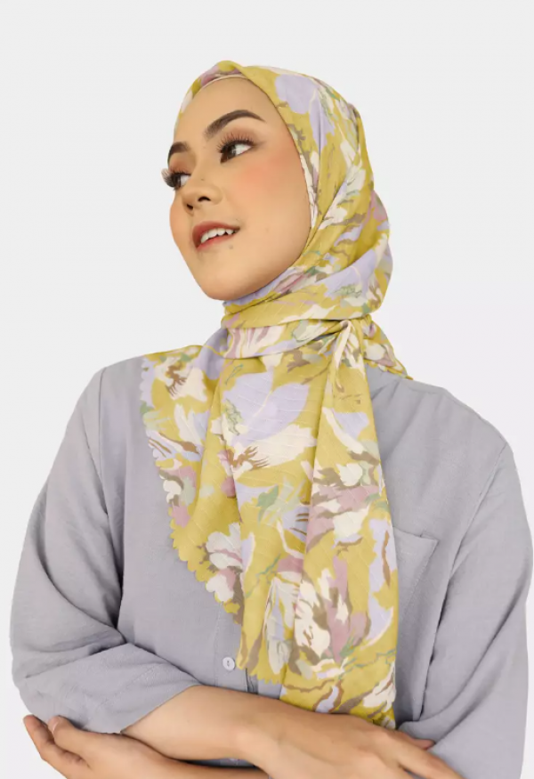 Motif bunga matahari ceria